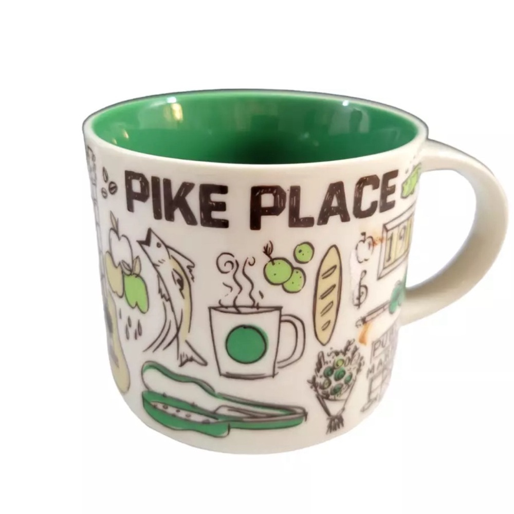 Starbucks Pike Place Market Been There Collection Coffee Mug Pin Drop